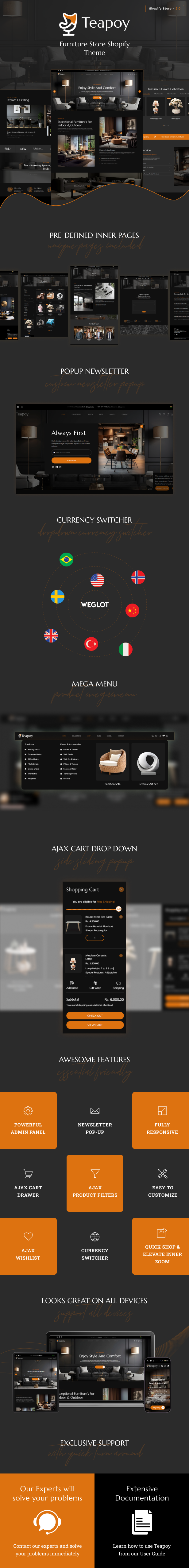 Teapoy - Furniture Store Shopify Theme - 1