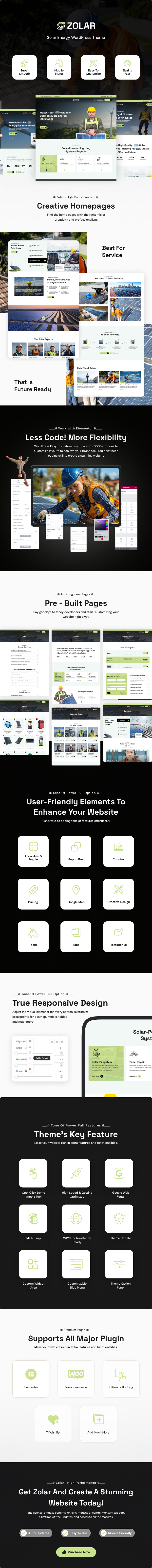 Zolar - Solar Energy WordPress Theme - 1