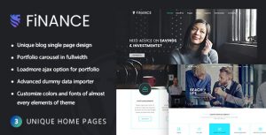 Finance | Tax Consultant, Finance Business Theme
