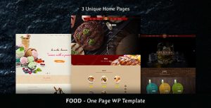 Food - Beverages, Restaurant & Food One Page Theme