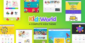 Kids World - Children, Kids WordPress Theme