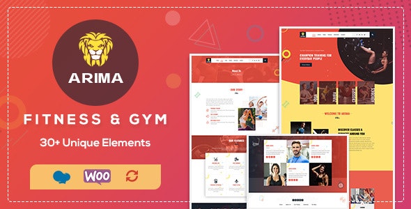 Arima - Fitness & Gym WordPress Theme