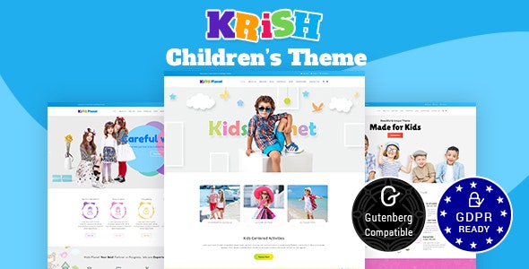 Krish Kids & School WordPress Theme
