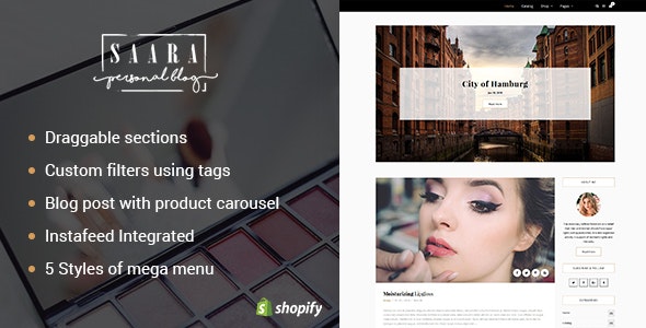 Saara – Shopify Blog Theme