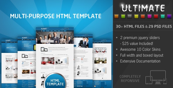 Ultimate - MultiPurpose HTML Template